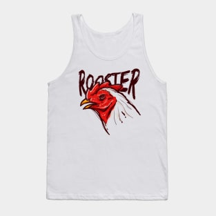 Rooster Sketch Tank Top